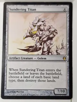 Sundering Titan - Archenemy: Nicol Bolas - Magic the Gathering MTG Nice! - Image 1