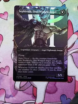Sephiroth, Fabled SOLDIER (0382) (Borderless) Final Fantasy Foil - Image 2
