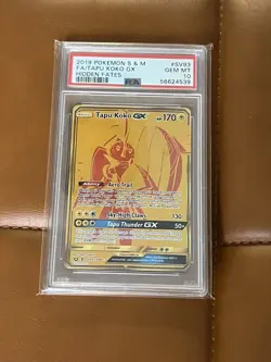 2019 Pokemon Sun & Moon Hidden Fates Tapu Koko GX SV93/SV94 PSA 10 Gem Mint - Image 1