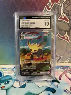 Pokemon TCG CGC 10 Leafeon VMAX 089/069 S6a: Eevee Heroes KOREAN Evolving Skies - Image 2