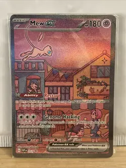 Mew ex SVP 053 Pokemon TCG Scarlet Violet 151 Black Star Promo Full Art SEALED - Image 1