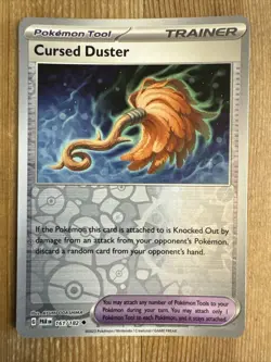 Pokemon TCG Cursed Duster Paradox Rift 161/182 Reverse Holo Uncommon - Image 1
