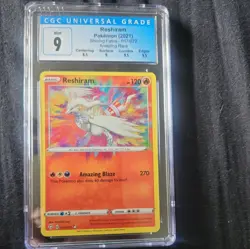 Pokemon TCG Reshiram Shining Fates 017/072 Holo Amazing Rare CGC 9 w/ subgrades - Image 1