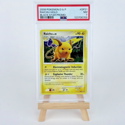 2008 Pokemon D & P Black Star Promo - Raichu DP21 - PSA 7 Holo - Image 1