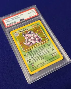 PSA 8 Nidoking Holo #11 Base Set 1999 Pokemon - Image 2