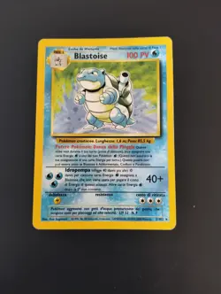 Pokemon Blastoise 2/102 Set Base Rara Holo Unlimited Wizards ITA Carte Vintage - Image 1
