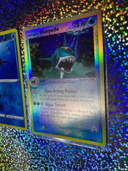 Pokemon TCG EX Team Magma vs Team Aqua Reverse Holo 18/95 Team Aqua's Sharpedo - Image 4