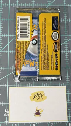 Pokemon Base Set Charizard Pack art OPENED - Image 2