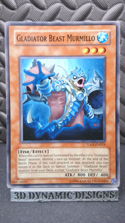 | Yugioh Gladiator Beast Murmillo TU01-EN015 Common Turbo Pack One NM/VLP 🔥 | - Image 1