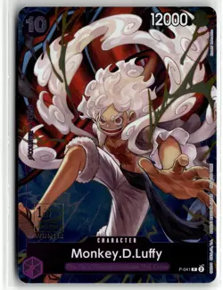 Monkey D Luffy P-041 1st Anniversary Winner Prize Promo English One Piece Card - Image 1