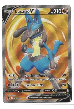 Lucario V SWSH213 SWSH: Sword & Shield Promo Cards Holo Pokemon TCG - NM - Image 1