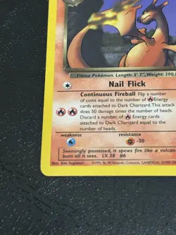 Pokemon Dark Charizard 21/82 Non-Holo Card Team Rockets Series - Image 5