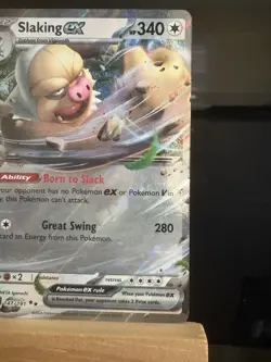 SLAKING EX - 147/191 Surging Sparks NM - Double Rare - Pokemon TCG Card - Image 3