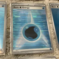 Lot of (8) Pokemon All Holo Energy Cards NM/M Sleeved Never Played TCG NM - Image 3