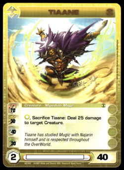 Chaotic 82/232 Tiaane Copper Letters Rare Card - Image 1