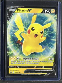 Pikachu V #SWSH198 SWSH: Sword & Shield Promo Cards 250001 - Image 1