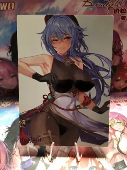 Lenticular Waifu Card Genshin Goddess Story 3 Image Double Sided Anime - Image 1