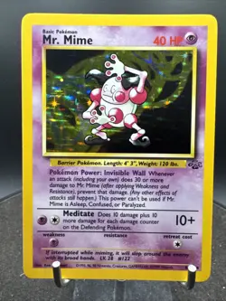 Mr. Mime 6/64 Holo Card Jungle Set 1999 Pokemon WOTC - Image 2