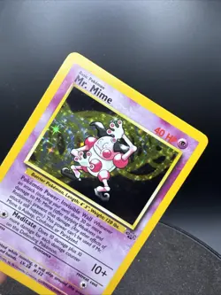Mr. Mime 6/64 Holo Card Jungle Set 1999 Pokemon WOTC - Image 3