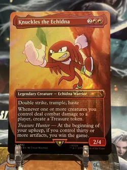 MTG | Knuckles The Echidna [Secret Lair Sonic]✨FOIL✨ - Image 1
