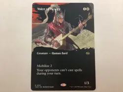 MTG Tarkir Dragonstorm VOICE OF VICTORY Borderless NM (0181) Graded Power - Image 1