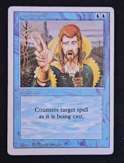 Counterspell Revised Edition Regular MTG Magic The Gathering LP - Image 1