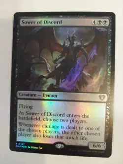 Sower of Discord Commander Masters Foil. 187 - Image 1