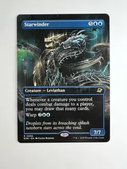 MTG Edge of Eternities (EOE) Starwinder (Borderless) Non-Foil 0306 (R) - Image 1