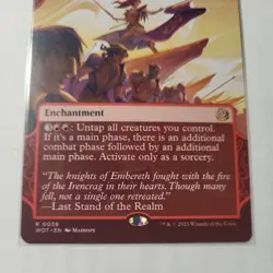 [1x] Aggravated Assault Near Mint, English Wilds of Eldraine Extras MTG Magic - Image 2