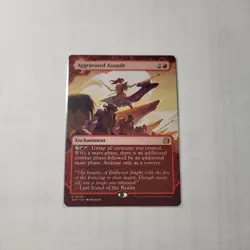 [1x] Aggravated Assault Near Mint, English Wilds of Eldraine Extras MTG Magic - Image 4