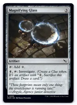 Magnifying Glass NM Murders at Karlov Manor 0255 MTG Regular - Image 1