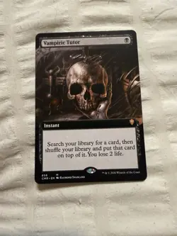 Vampiric Tutor (Extended Art) Commander Legends Regular - Image 1