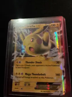 Pokemon TCG Pikachu EX XY Black Star Promos XY174 Holo Promo - Image 1