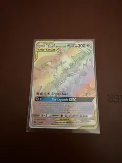 Moltres Zapdos Articuno GX 69/68 Secret Rainbow Rare NM Pokemon Hidden Fates - Image 1