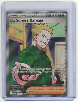 Lt. Surge's Bargain 170/132 Me01: Mega Evolution Holo Pokemon - Image 1