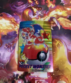 1 RANDOM POCKET MONSTERS PRISM HOLO VENDING MACHINE 1998-1999 CHARIZARD POKEMON - Image 2