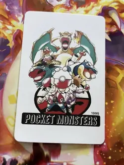 1 RANDOM POCKET MONSTERS PRISM HOLO VENDING MACHINE 1998-1999 CHARIZARD POKEMON - Image 4