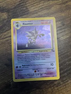 Pokemon Haunter Unlimited Holo Rare Fossil Set 6/62 - Image 1