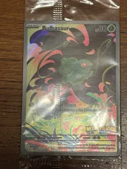 2025 Pokemon Mega Evolution #133/132 Bulbasaur Illustration Rare Stamped Sealed - Image 2