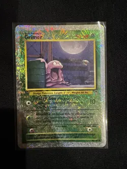 Pokemon TCG Grimer Legendary Collection Reverse Holo 78/110 2002 LP - Image 1
