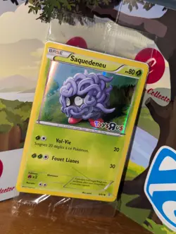 FRENCH Saquedeneu Tangela Pokemon TCG Toys R Us Promo Sealed 8/83 Holo - Image 2