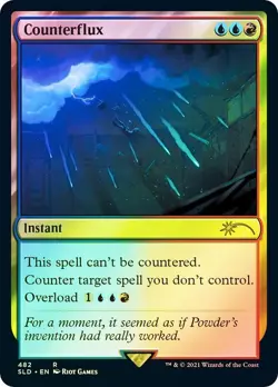 x2 NM+ FOIL MTG Counterflux (Arcane) Secret Lair Drop SLD #482 Magic Card - Image 1