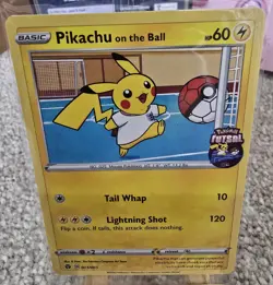 Pokemon Pikachu TCG Promo Card On the Ball Futsal, 001/005 (SEALED) - Image 3