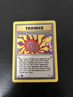 MP+ Tickling Machine 1st Edition 119/132 Reg Rare Gym Heroes G1 Pokemon Card - Image 1