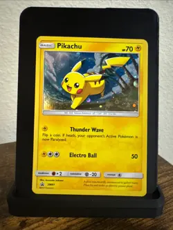 Pikachu SM81 Sun & Moon Black Star Promo Holo Pokemon Card MP - Image 1