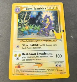 Pokemon Light Toxtricity Black Star Promo Holo Card SWSH137 NM - Image 1
