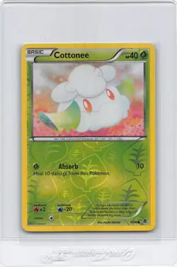 Cottonee 9/98 - REVERSE HOLO - COMMON - Emerging Powers - Pokemon Card - NM/LP - Image 1