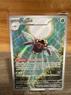 Ninjask Pokemon Card Cast-Off Shell Ability U-turn Attack - Image 1