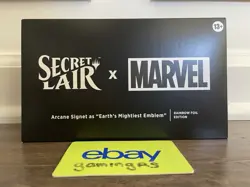 MTG Arcane Signet as "Earth's Mightiest Emblem" Promo Card Marvel X Secret Lair - Image 1
