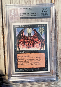 MTG Magic The Gathering - Lord of the Pit - 4th Edition Near Mint + - Image 1